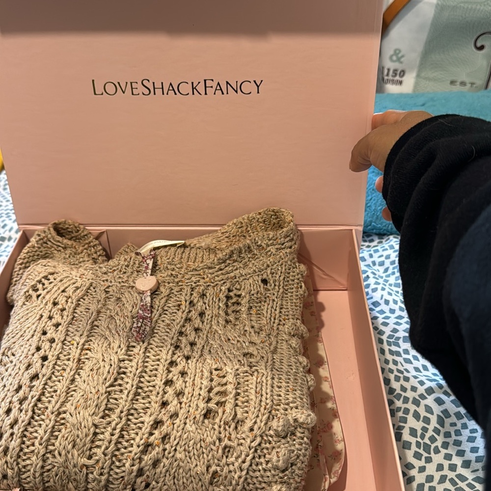 Love Shack Fancy sweater Size XS - Picture 5 of 6